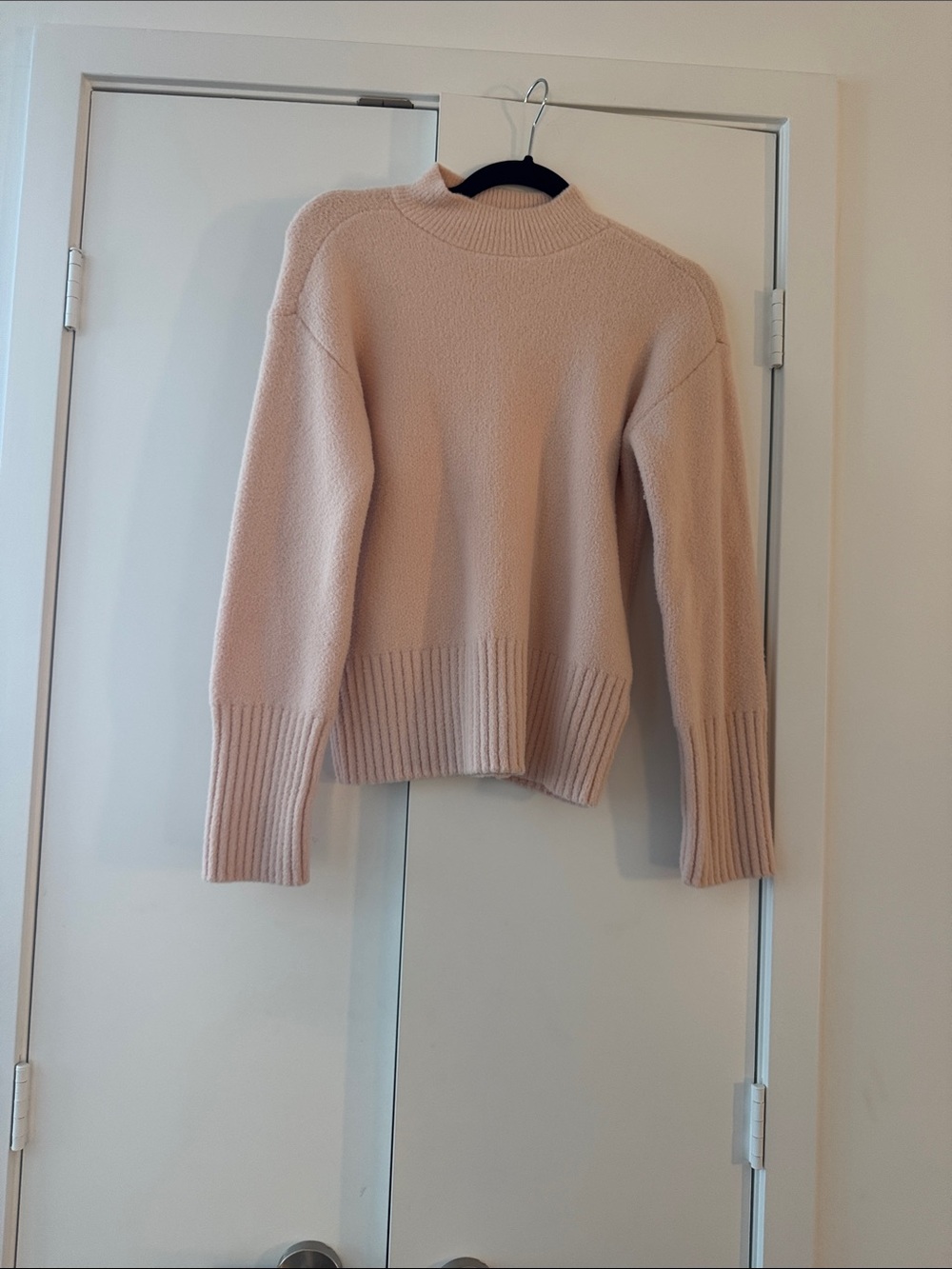 Marks & Spencer Women's Soft High Neck Sweater in Pale Blush